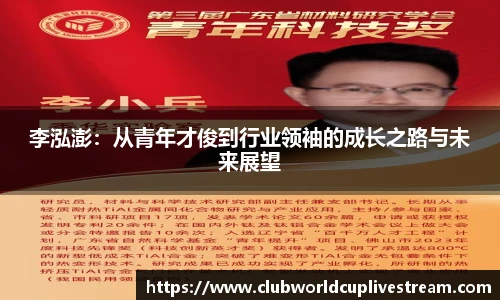 李泓澎：从青年才俊到行业领袖的成长之路与未来展望